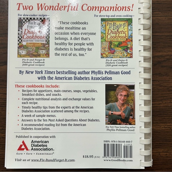 Diabetic Cookbook - Picture 2 of 7